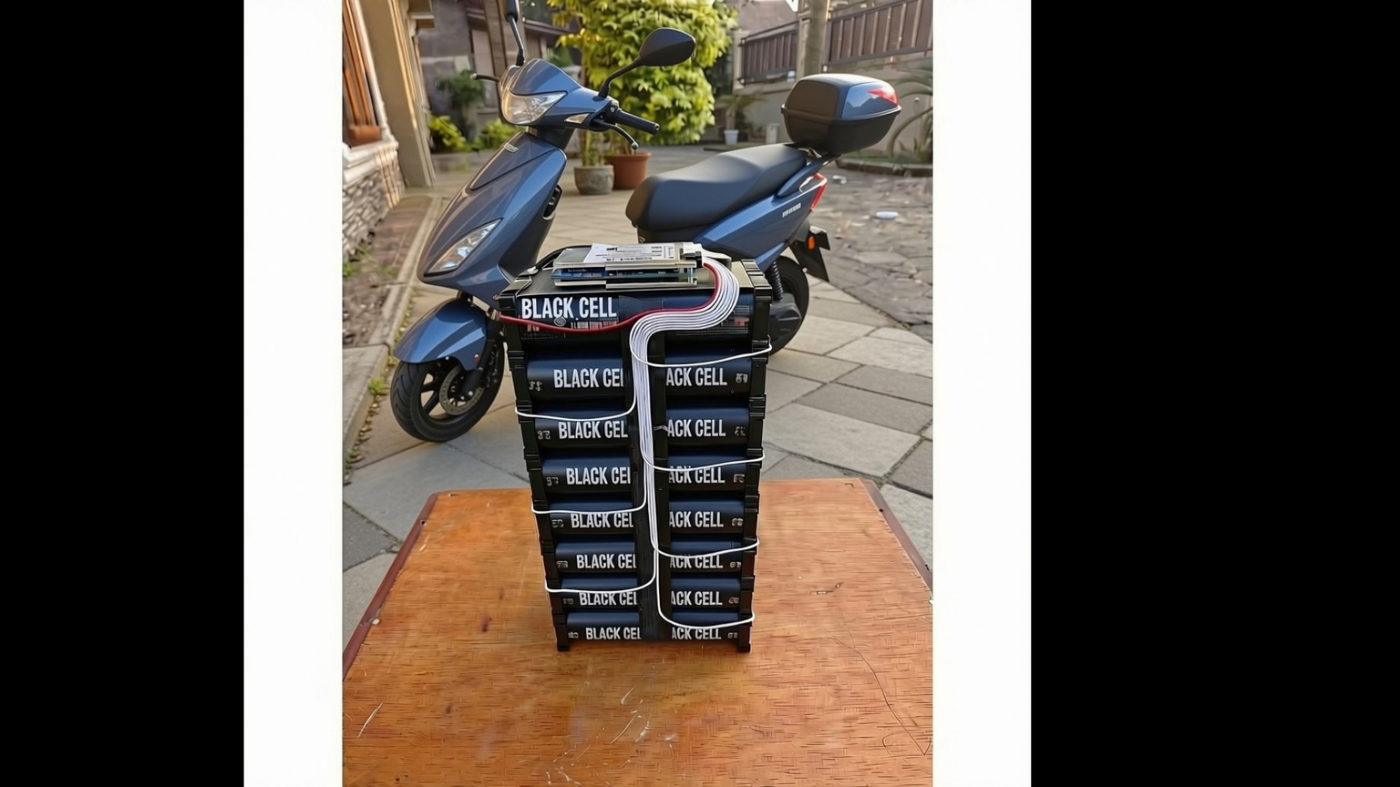 Perakitan battery pack custom